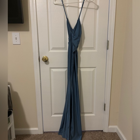 Fashion Nova Blue Indigo Gown - Picture 4 of 7